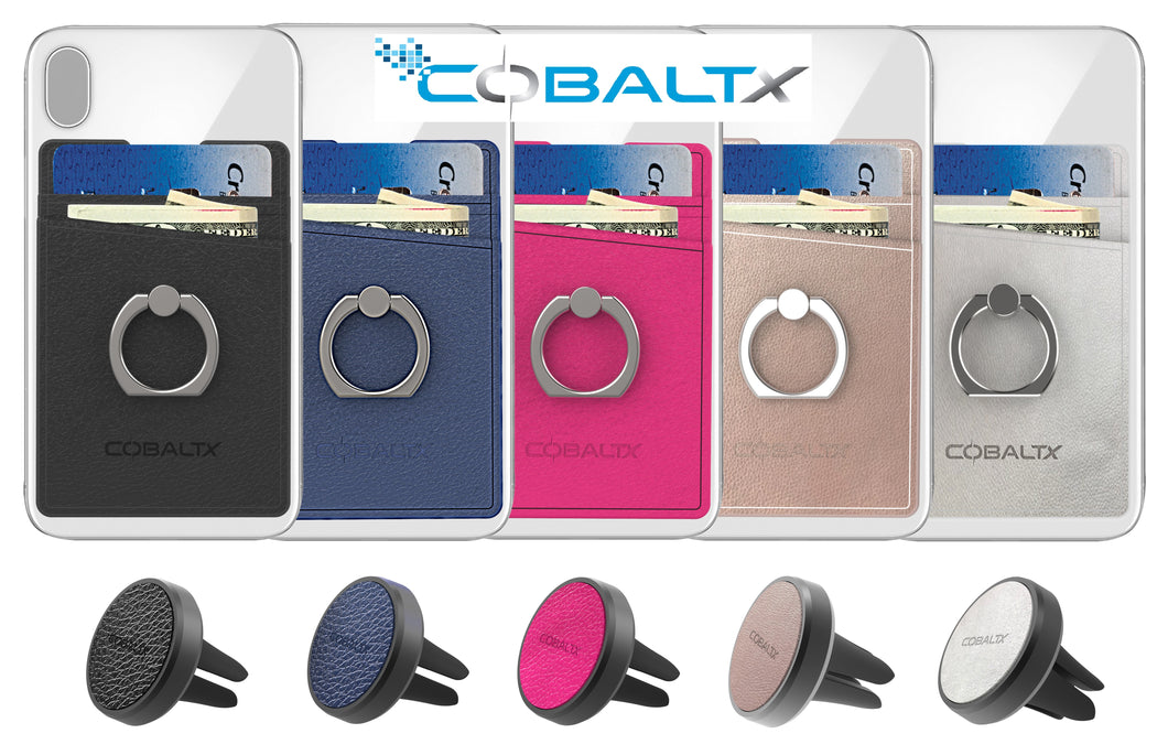 Cell Phone Wallet with Magnetic Phone Stand